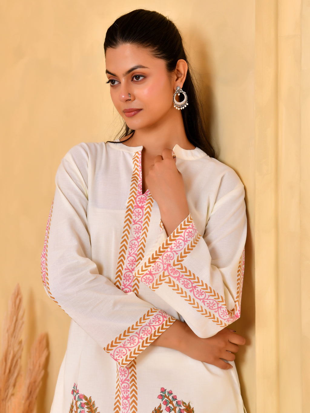 Gulnaar Ivory Cotton Set