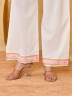 Gulnaar Ivory Cotton Set