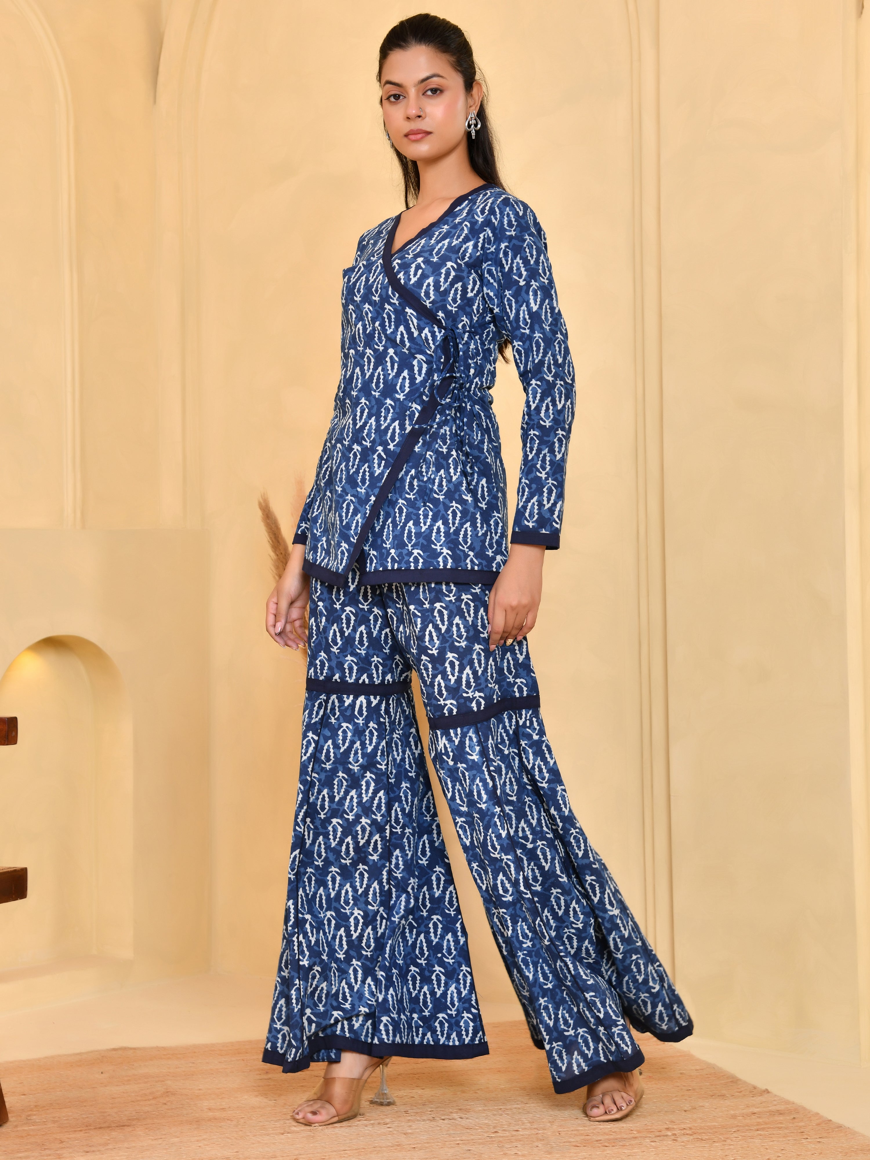 Indigo Muse Wrap Co-ord
