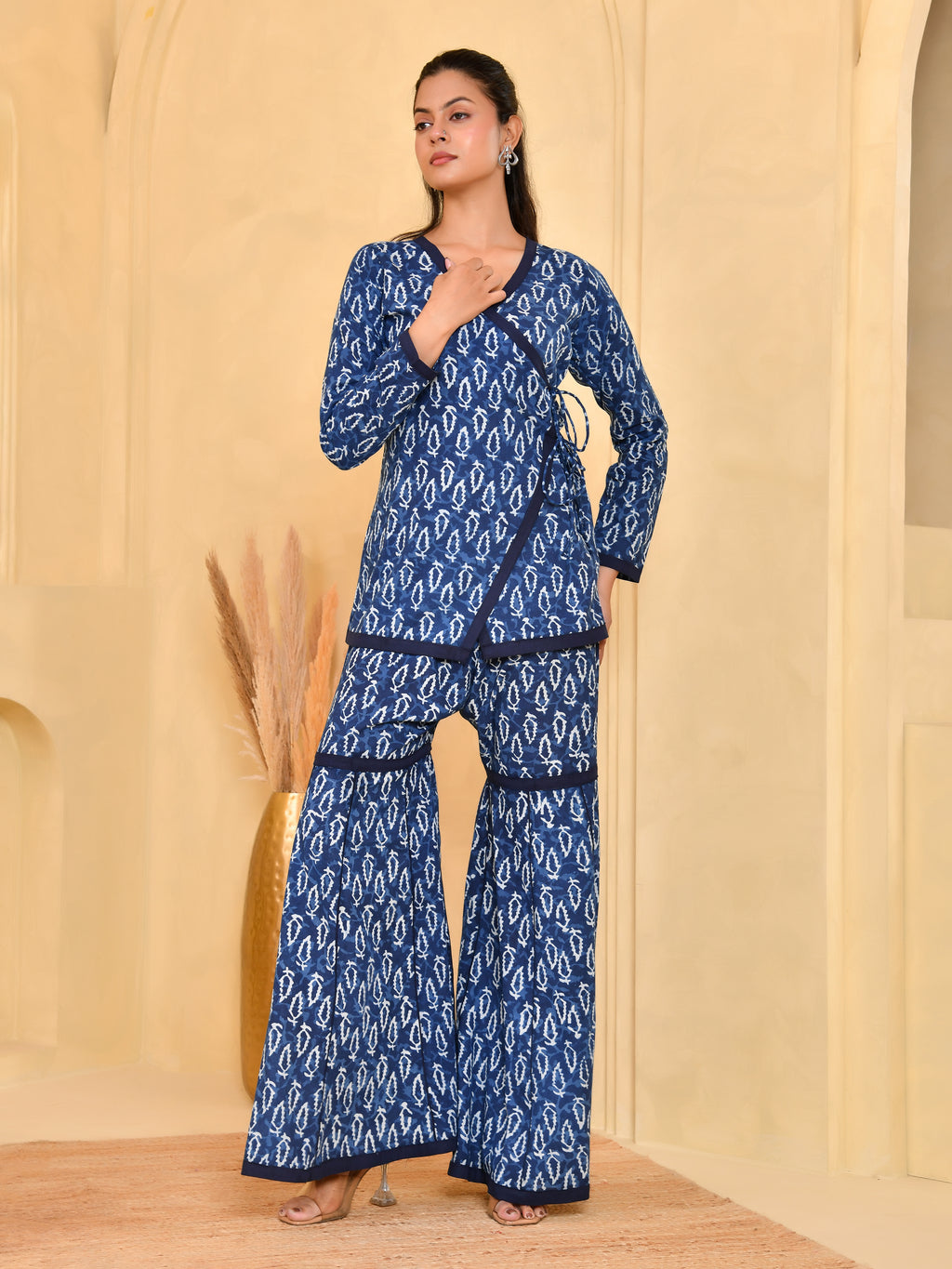 Indigo Muse Wrap Co-ord