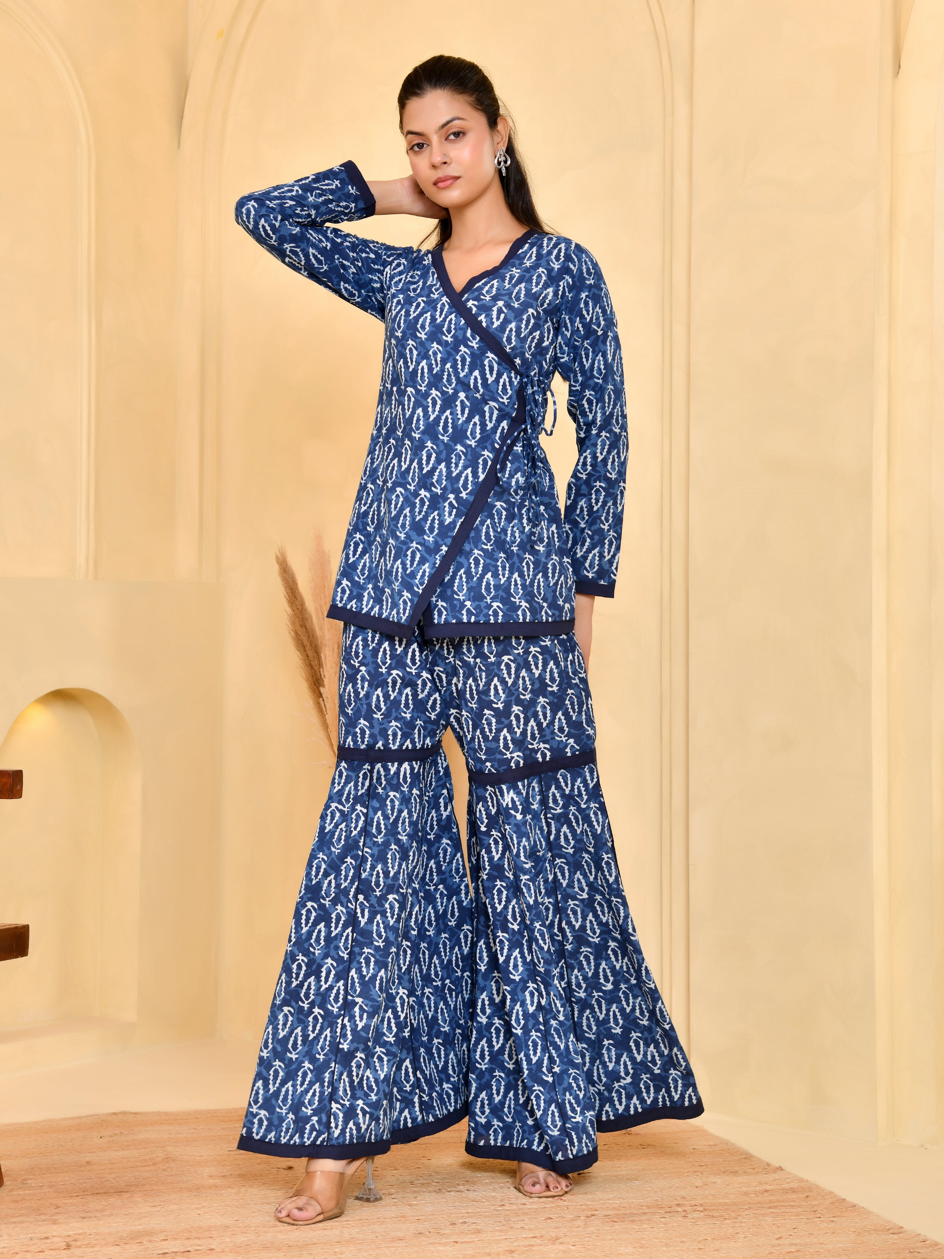 Indigo Muse Wrap Co-ord