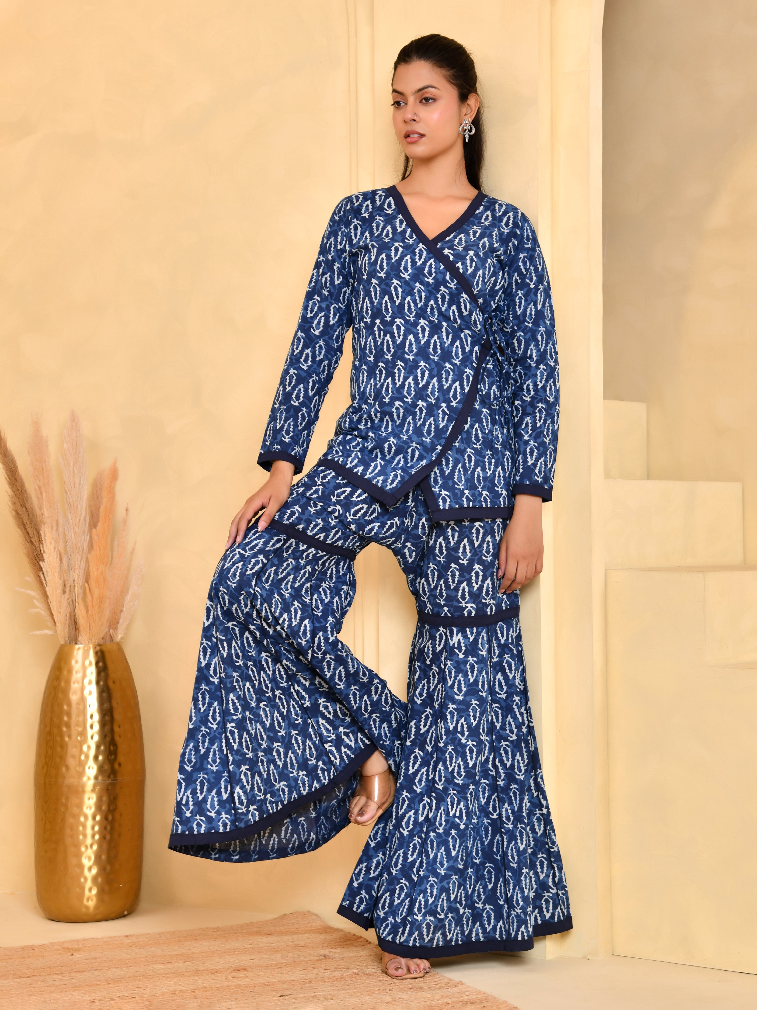 Indigo Muse Wrap Co-ord